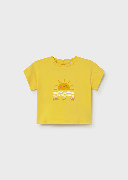 Camiseta amarilla niña
