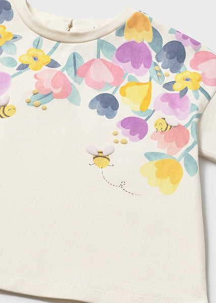 Camiseta de manga corta niña