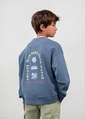 Sudadera niño azul