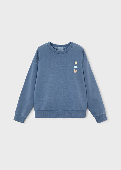 Sudadera niño azul