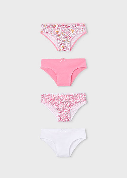 Braguitas niña rosas