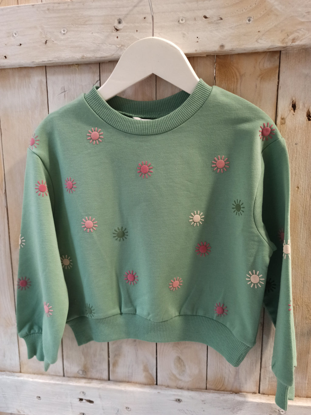 Sudadera niña verde