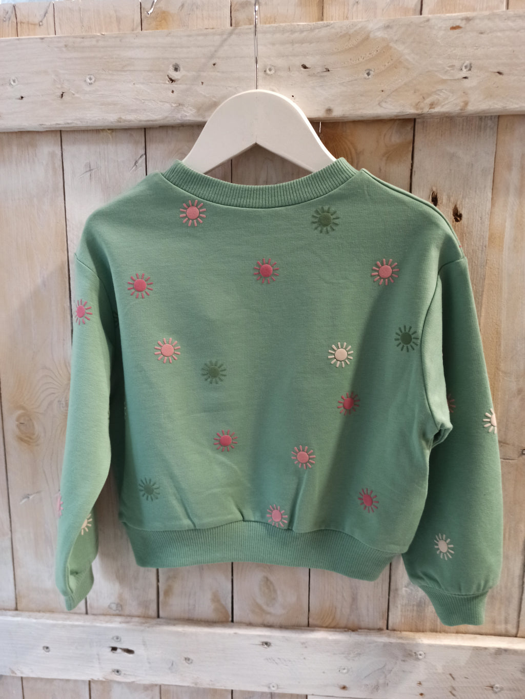 Sudadera niña verde