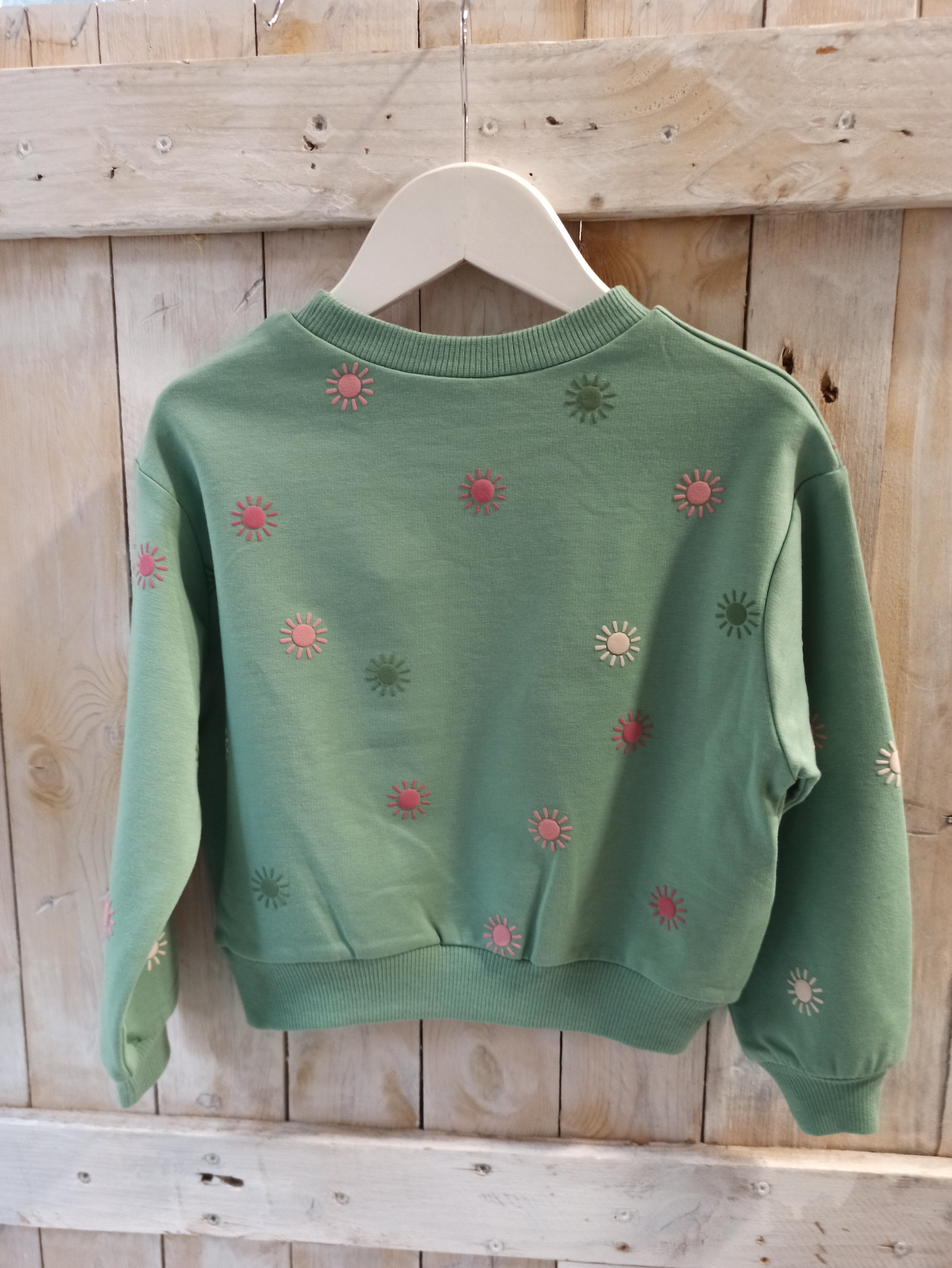 Sudadera niña verde