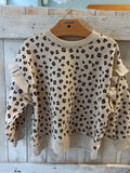 Sudadera animal print niña