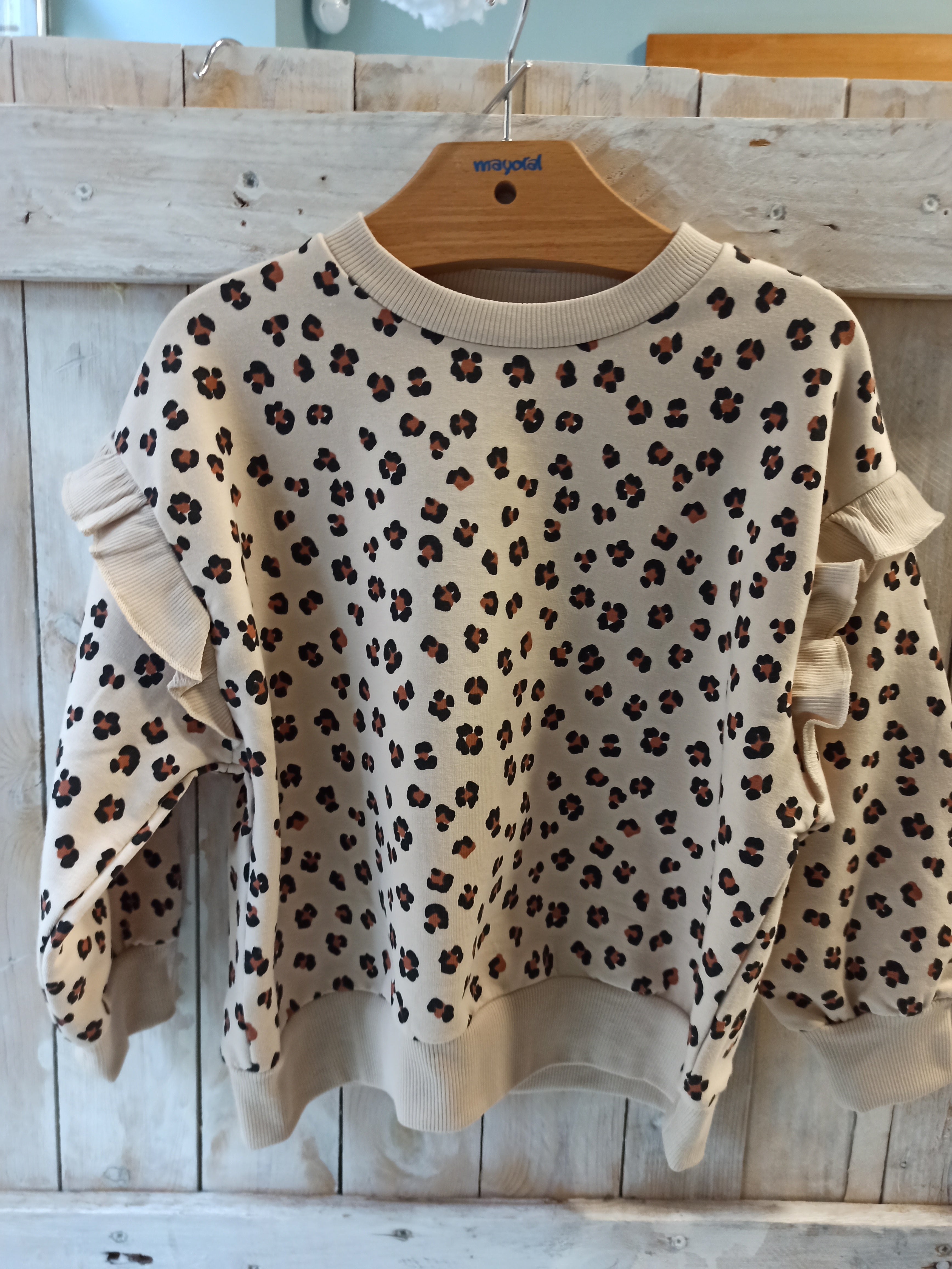 Sudadera animal print niña
