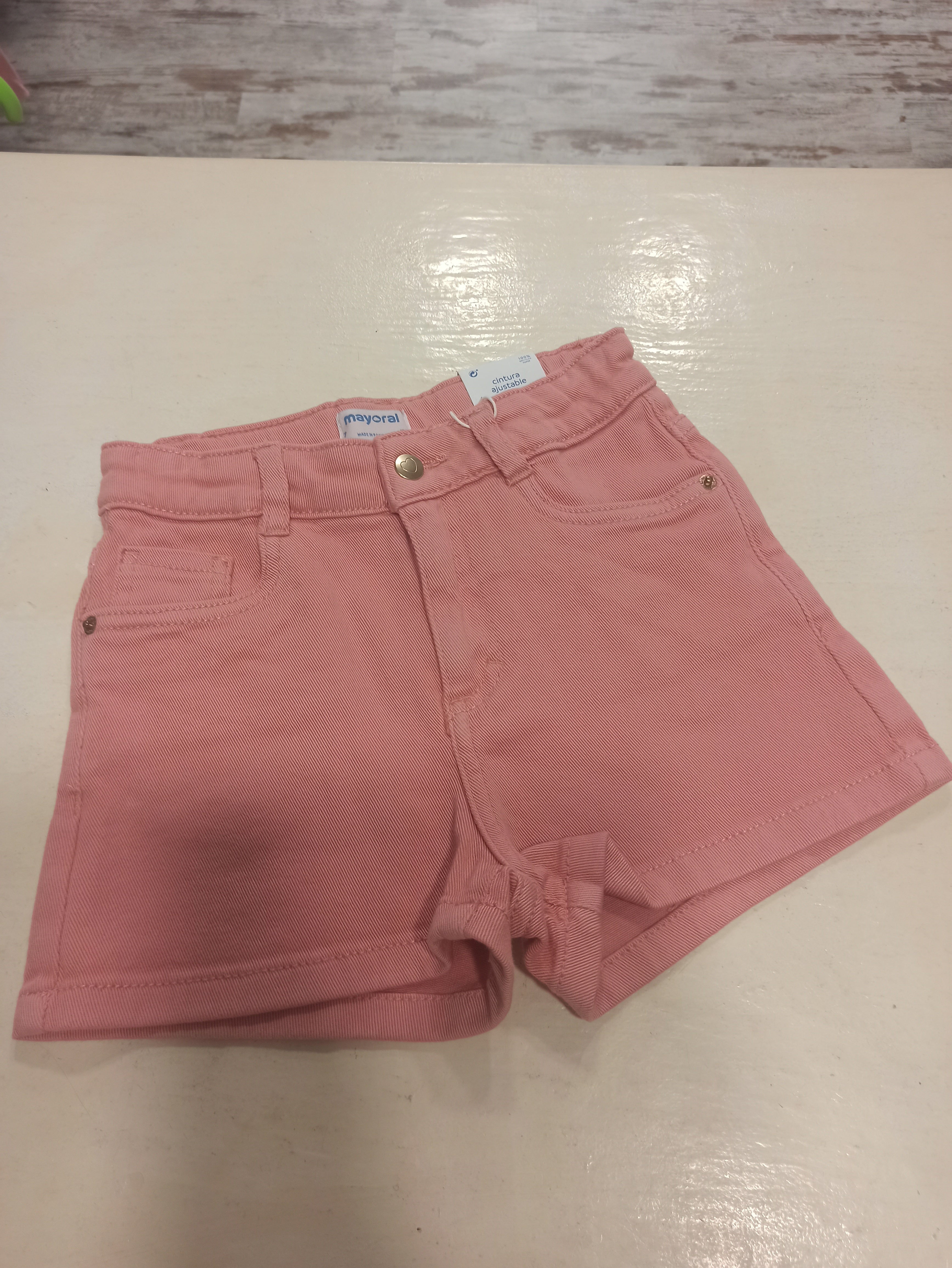 Short niña rosa