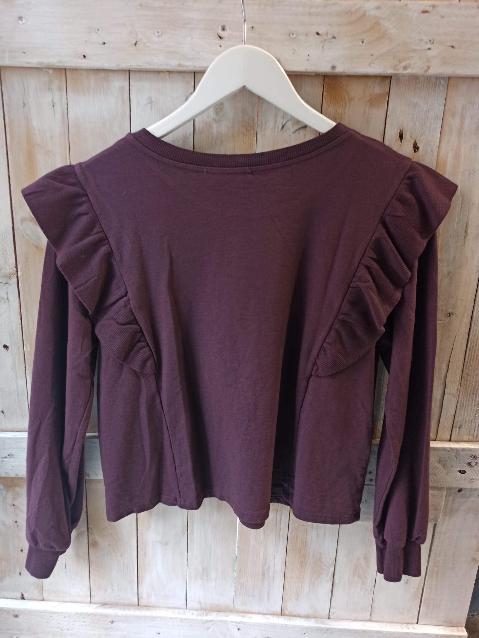 Sudadera granate mujer
