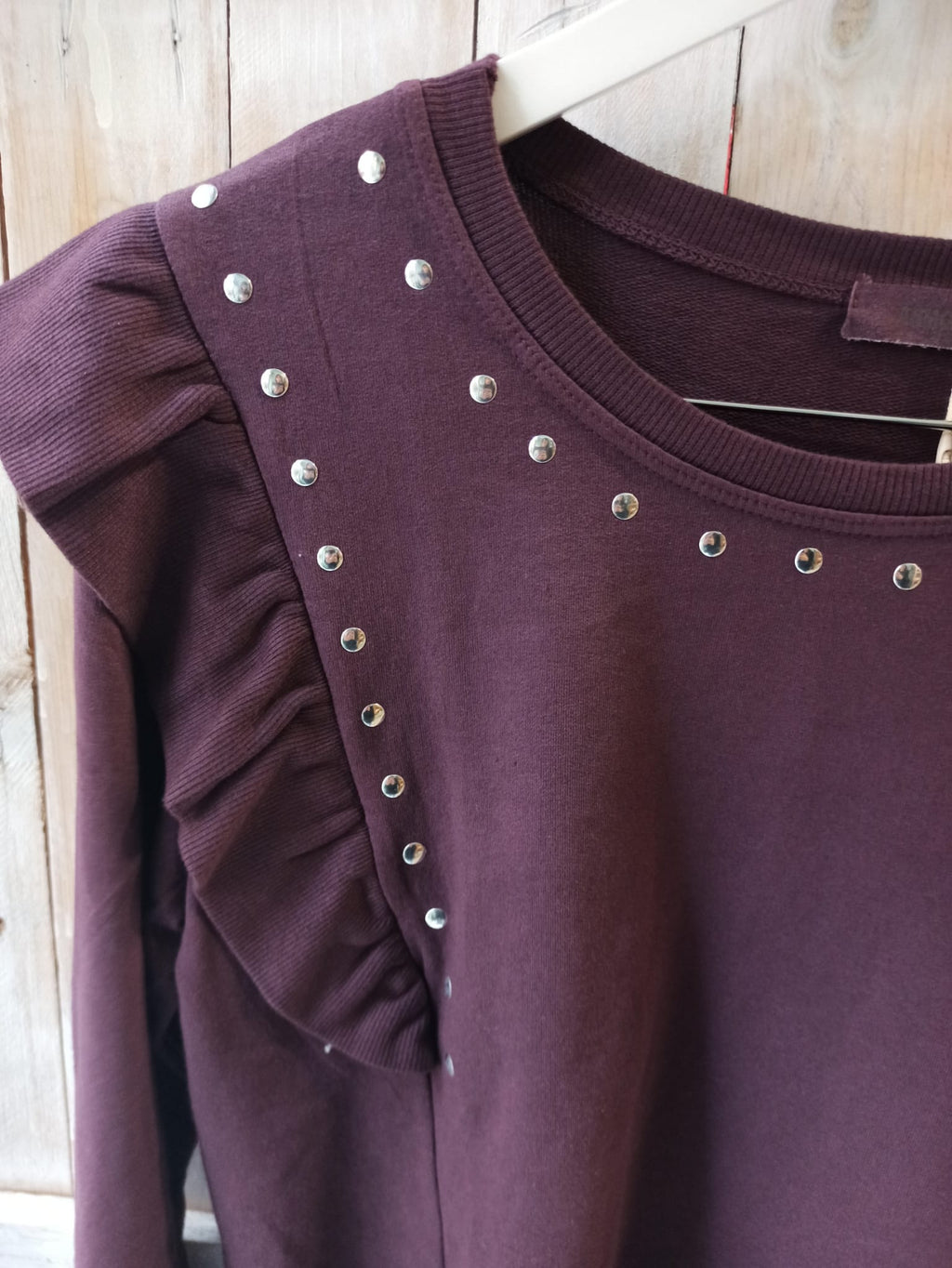 Sudadera granate mujer