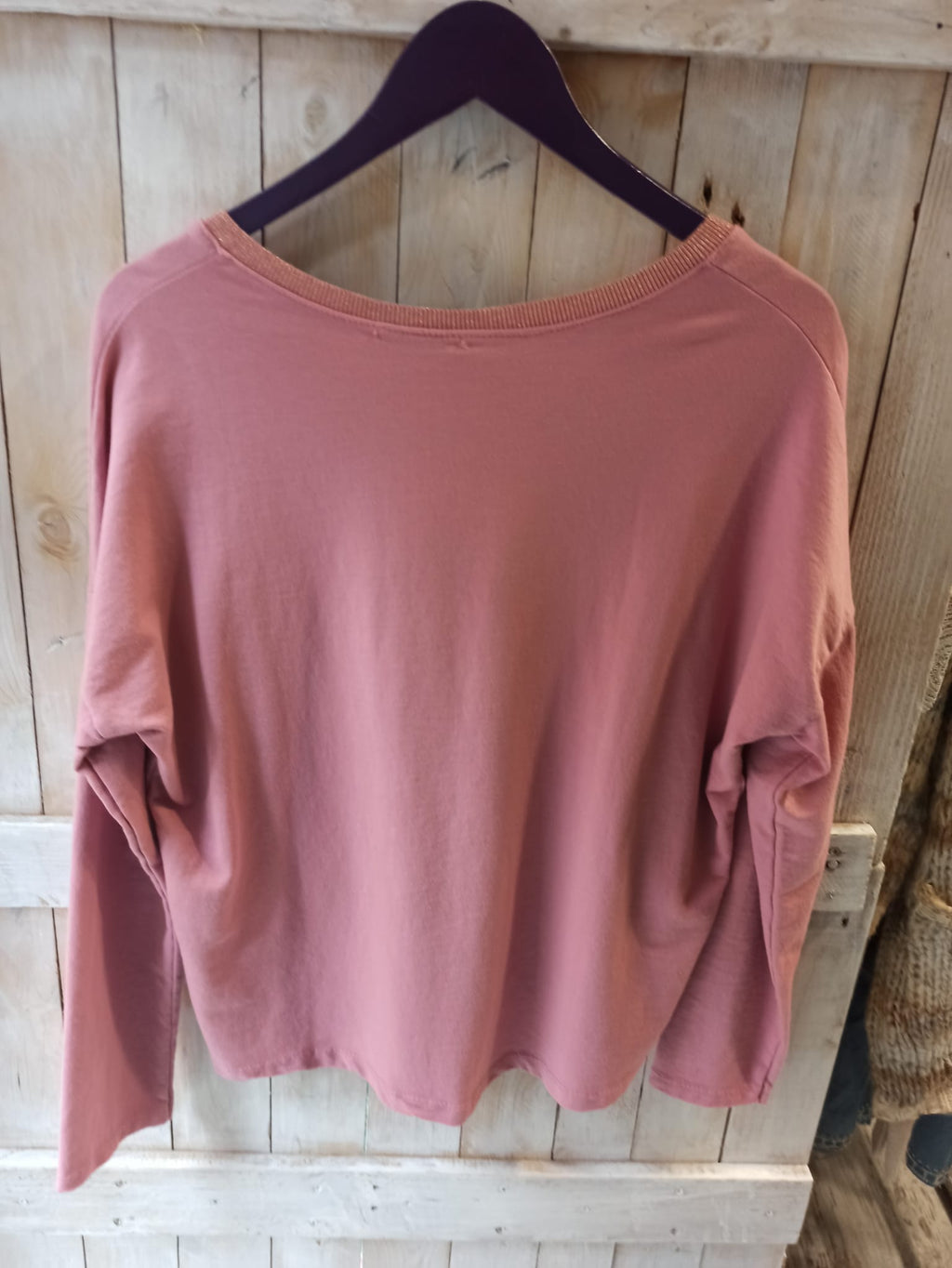 Sudadera rosa