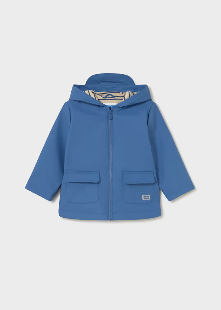 Impermeable azul