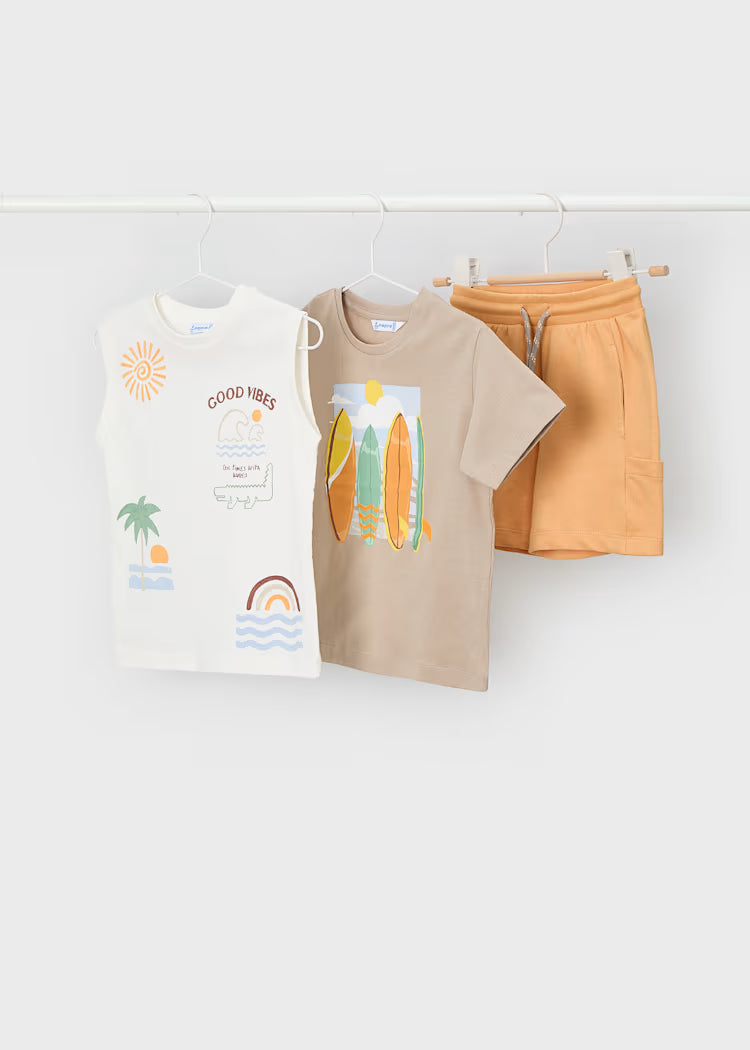 Conjunto tres prendas niño