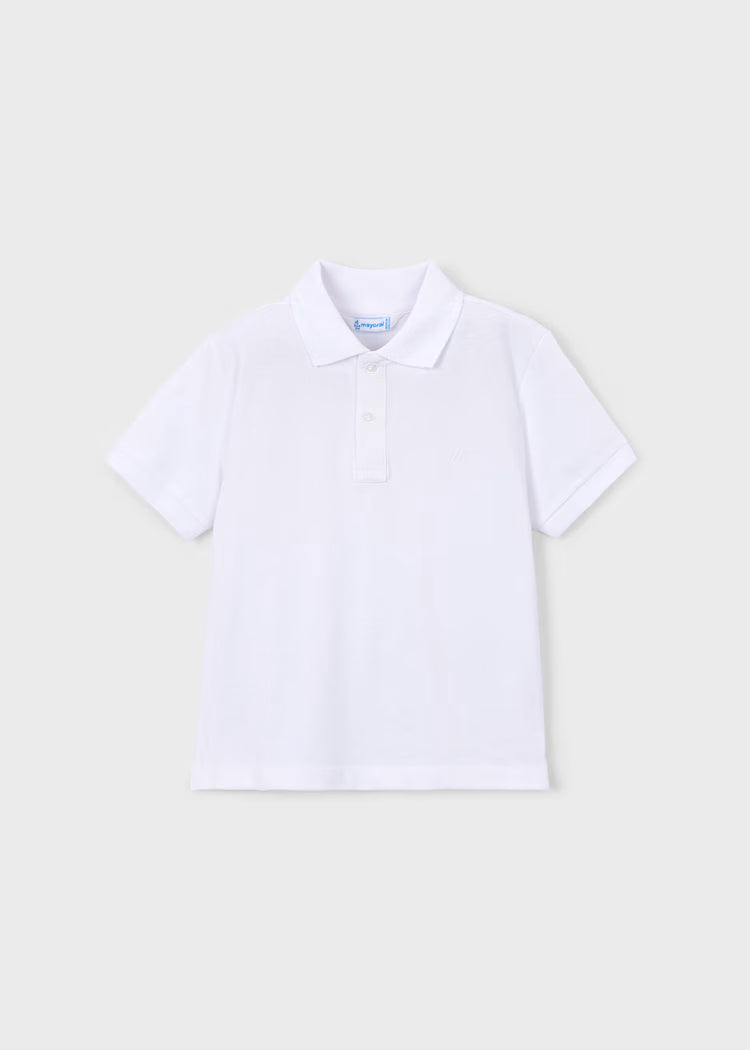 Polo blanco unisex