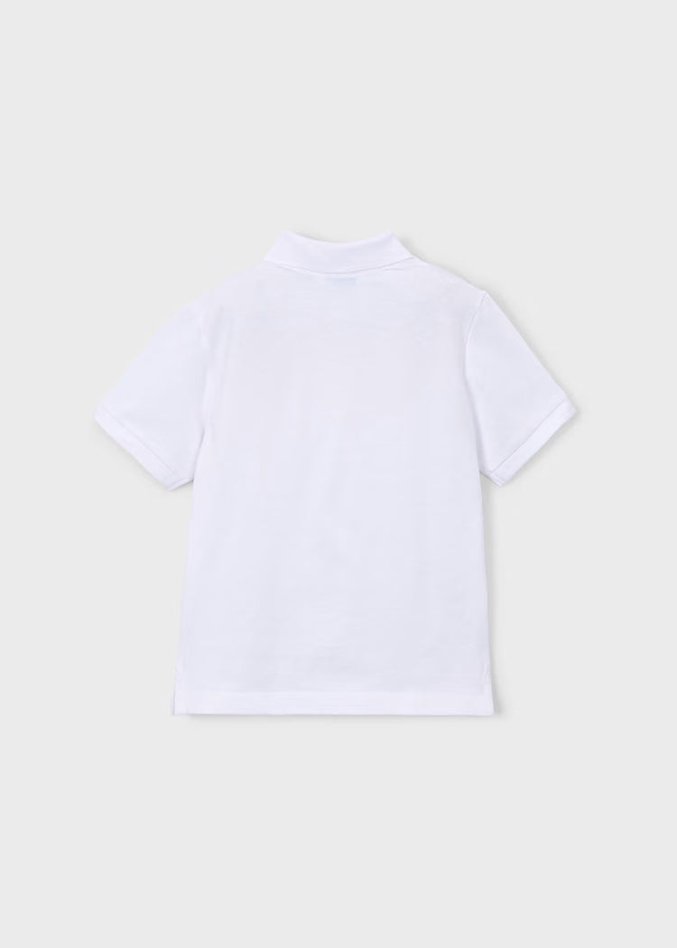 Polo blanco unisex