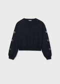 Sudadera negra niña
