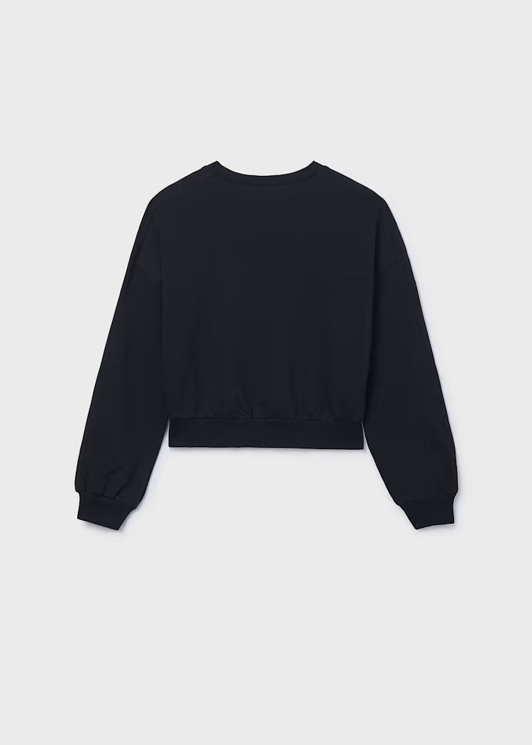 Sudadera negra niña