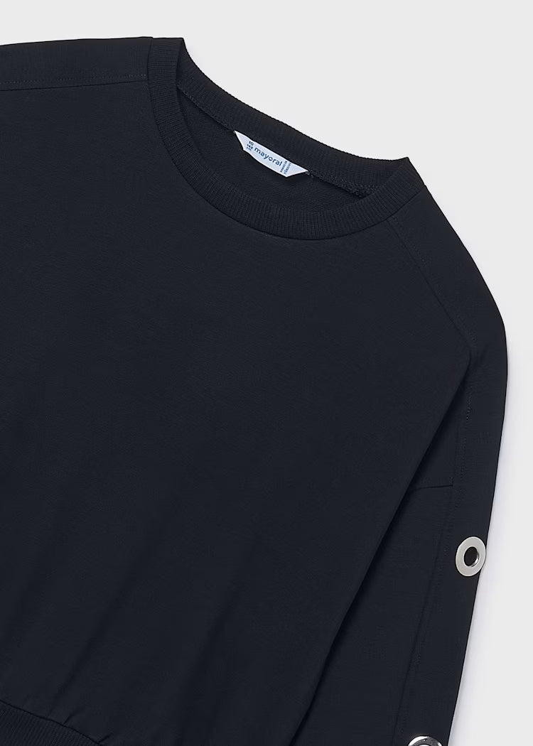 Sudadera negra niña