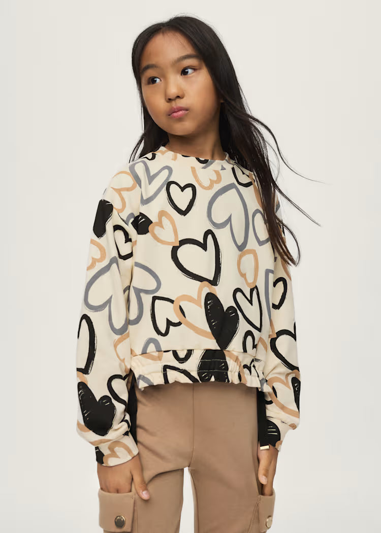 Sudadera corazones