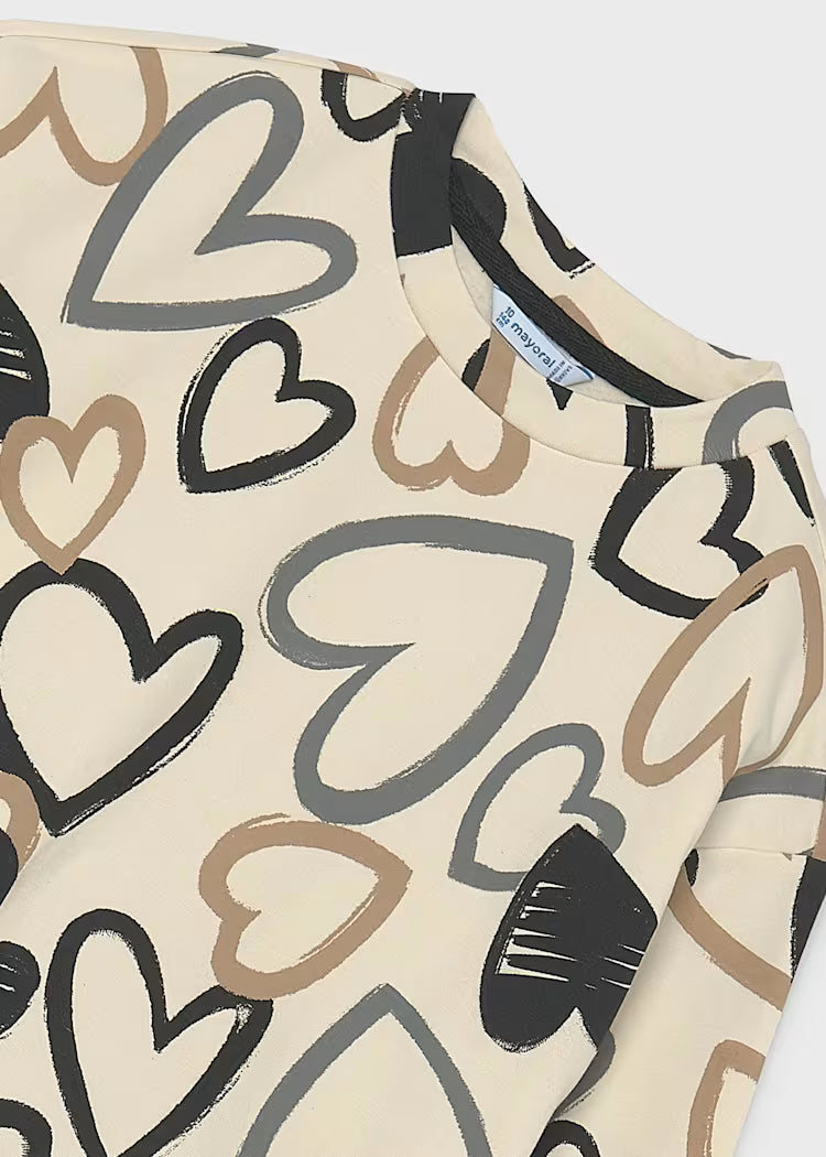 Sudadera corazones