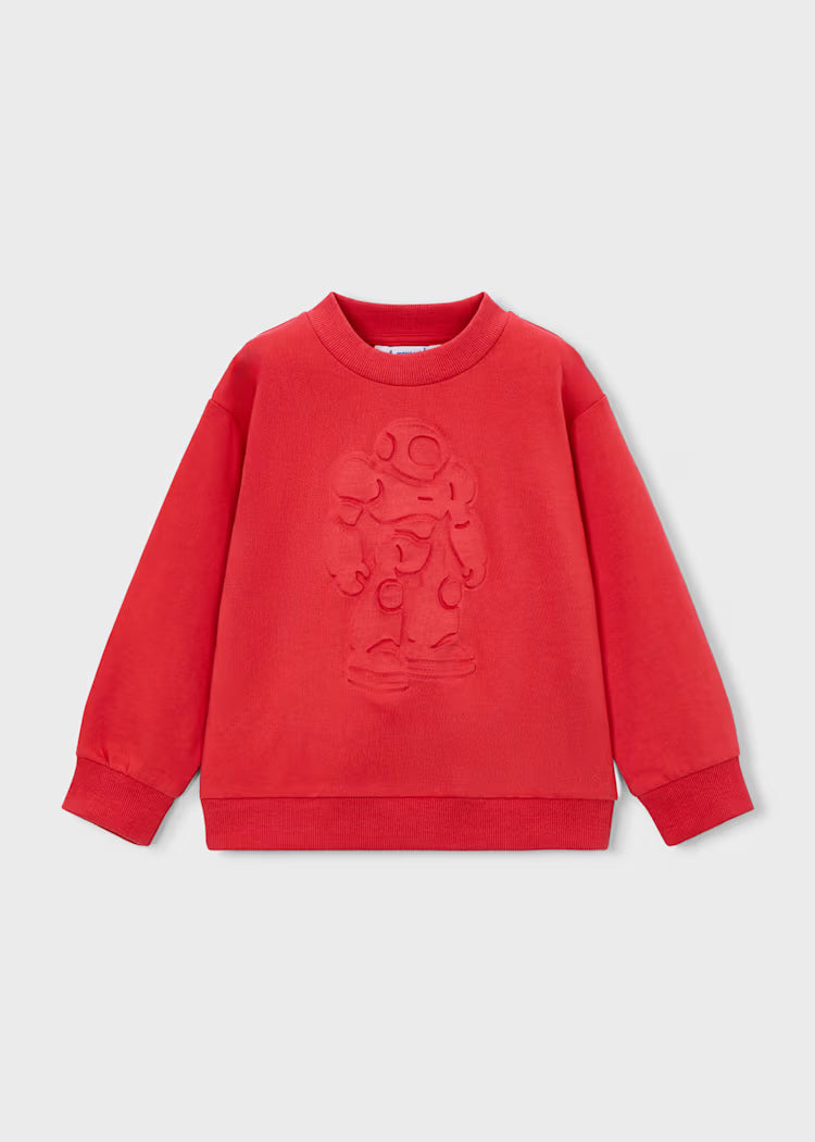 Sudadera roja niño