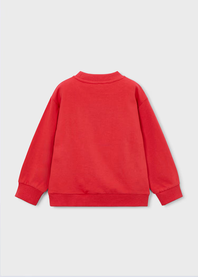 Sudadera roja niño