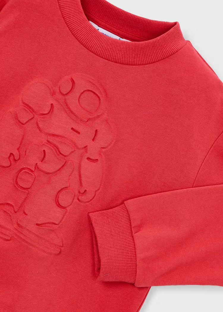 Sudadera roja niño