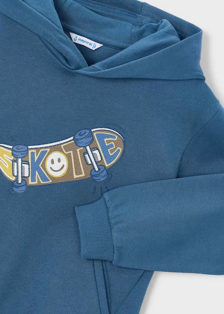 Sudadera azul niño